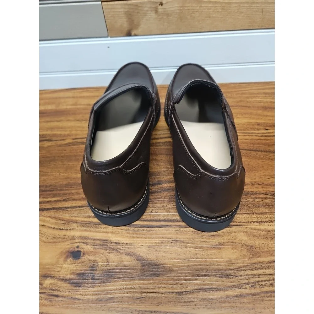 Apex Penny Loafer Oxford LT210M Mens Size 11.5 Brown Diabetic Orthopedic